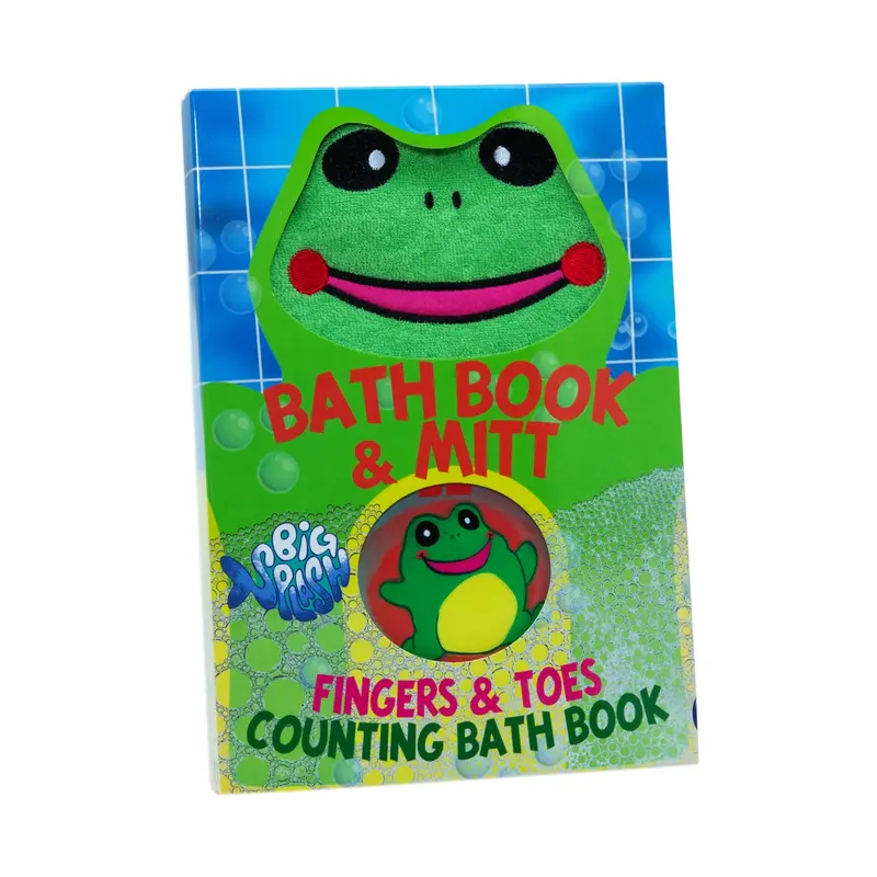Bathtime Storybook & Mitt Set – Waterproof Infant Reading And Soothing Combo 1