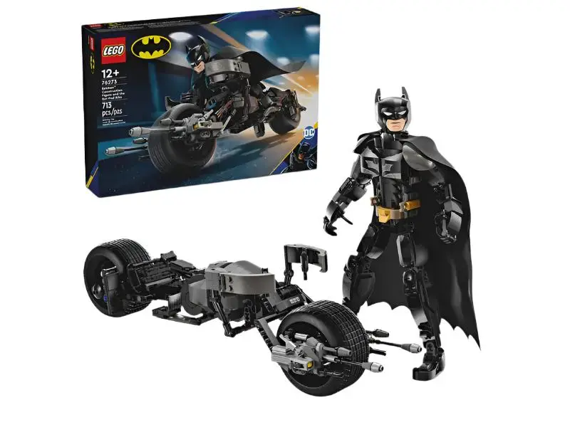 Batman Action Figure With Bat-Pod Motorcycle – Lego 76273 1