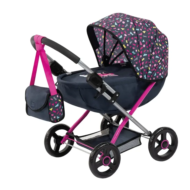 Bayer Cosy Confetti Doll Pram – Compact & Stylish 1