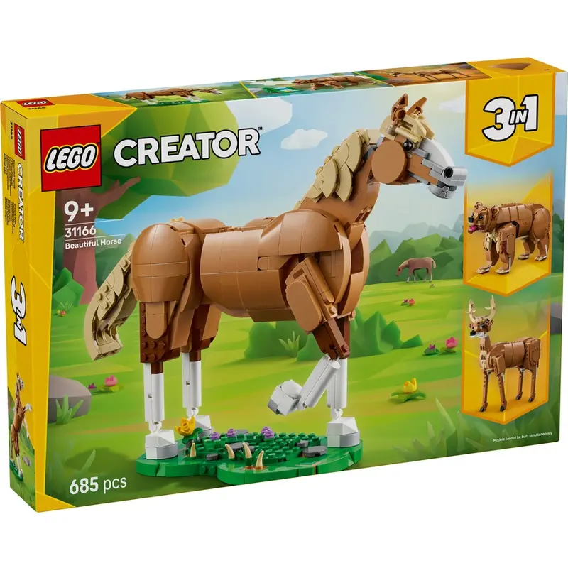 Beautiful Horse Lego Set – 31166 Animal Figure Building Experience 1