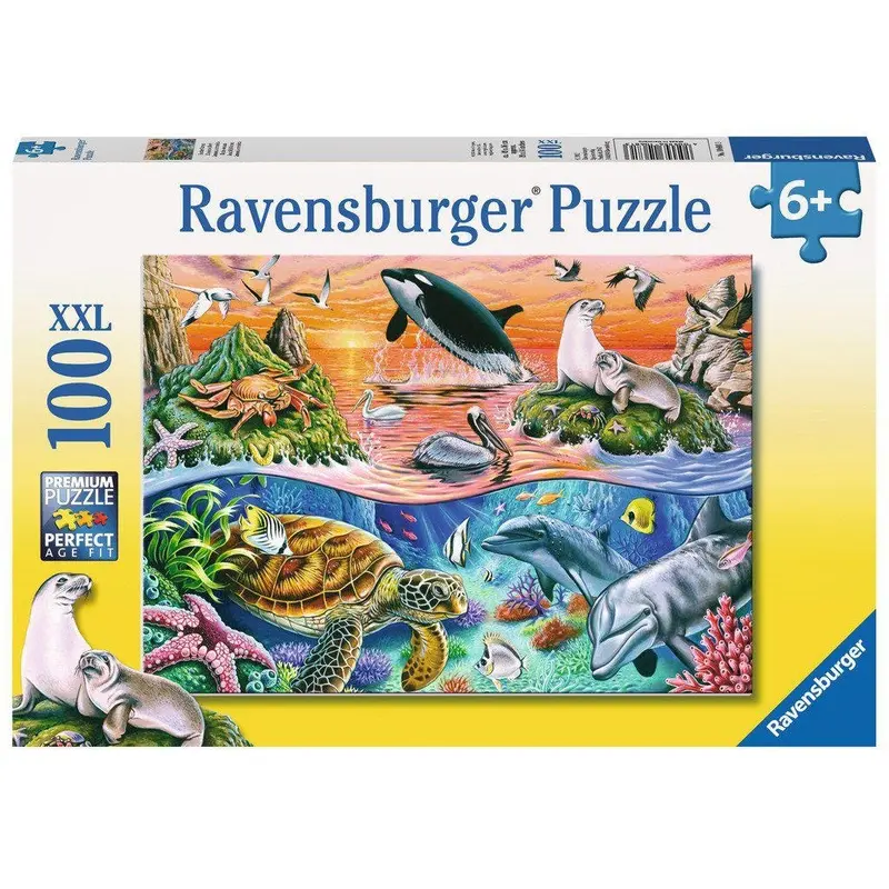 Beautiful Ocean Themed Puzzle – 100-Piece Underwater Adventure 1