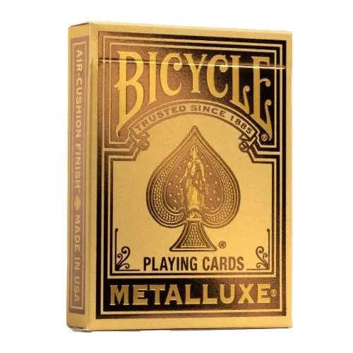 Bicycle Metalluxe Orange Playing Cards – Holographic Shine 1