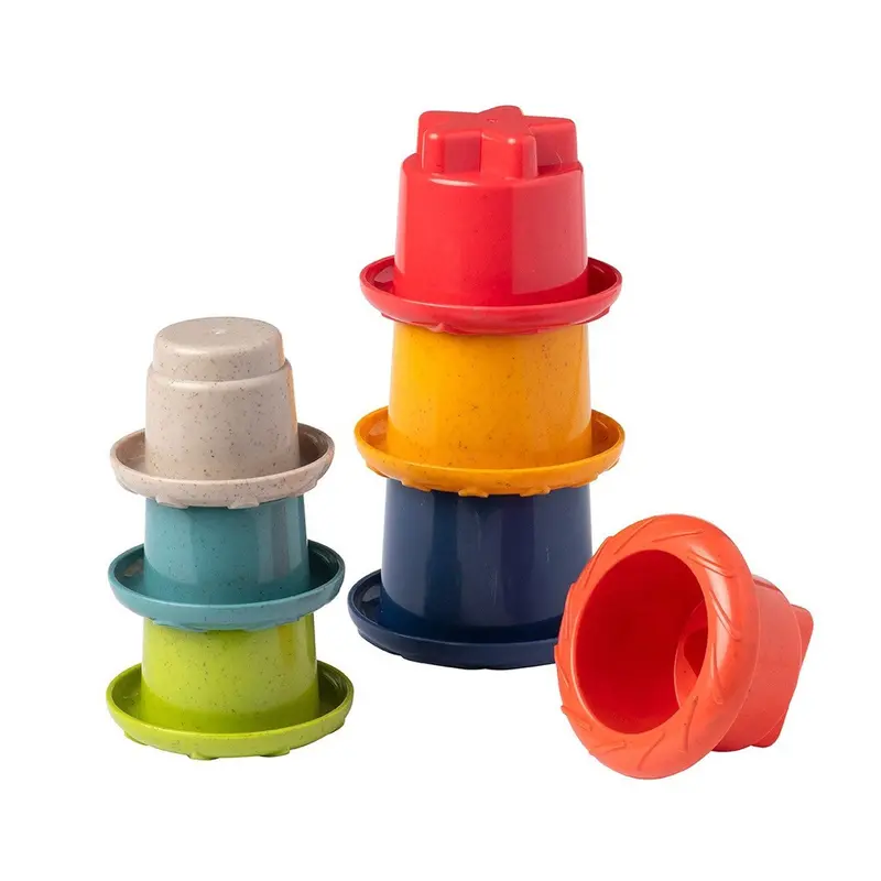 Bio Rainbow Stacking Rings 1