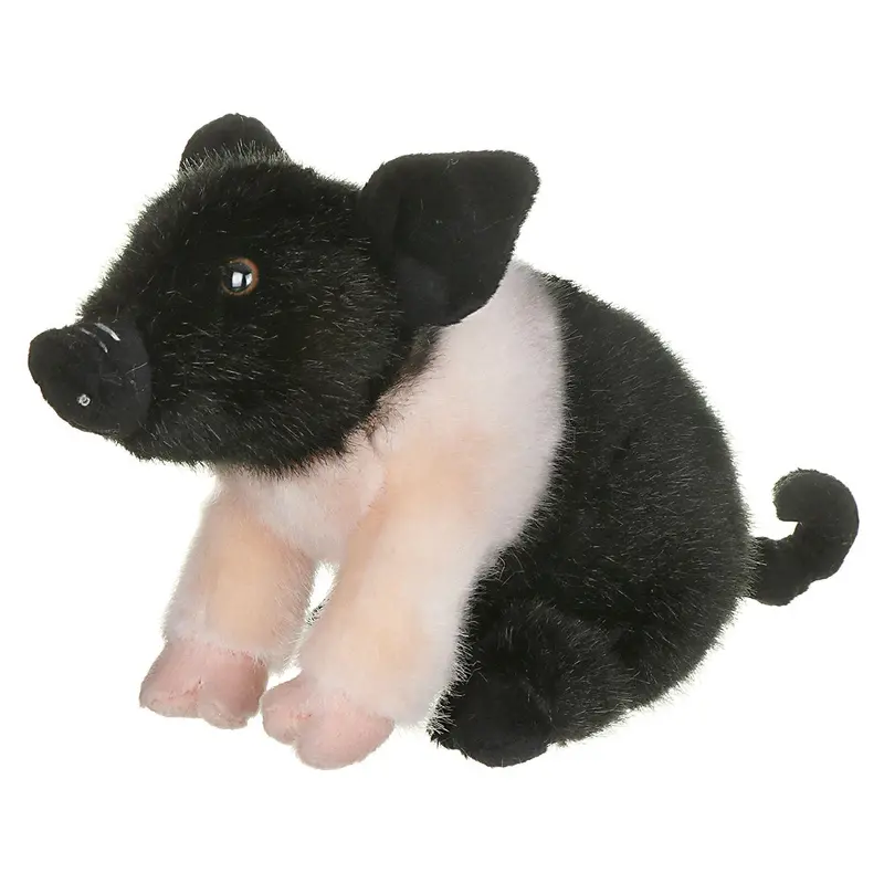 Black And Pink Piglet Stuffed Animal 1
