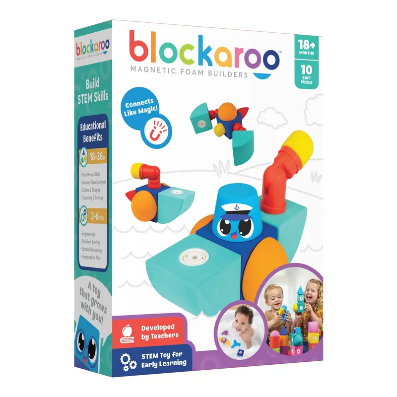 Blockaroo Tugboat Building Set (10-Piece) 1