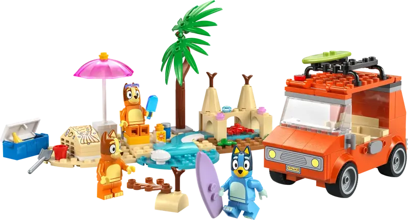Bluey Beach Day & Road Trip Set – Lego 11202 1