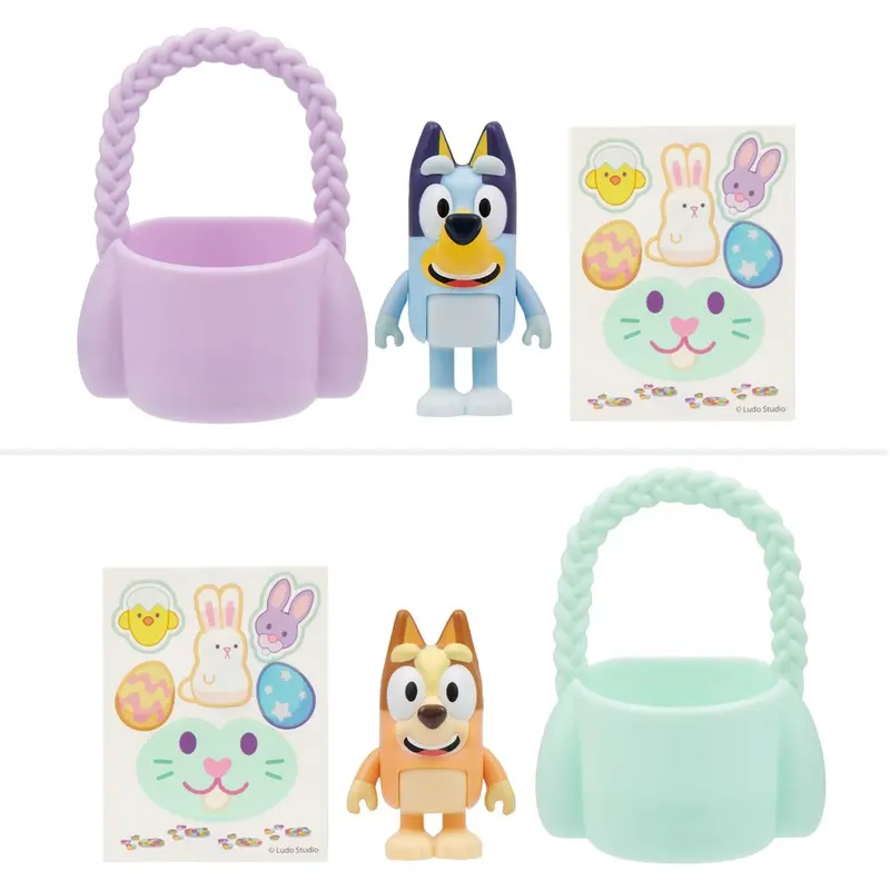 Bluey Bunny Basket Toy – Single-Pack Bath Or Nursery Accessory 1