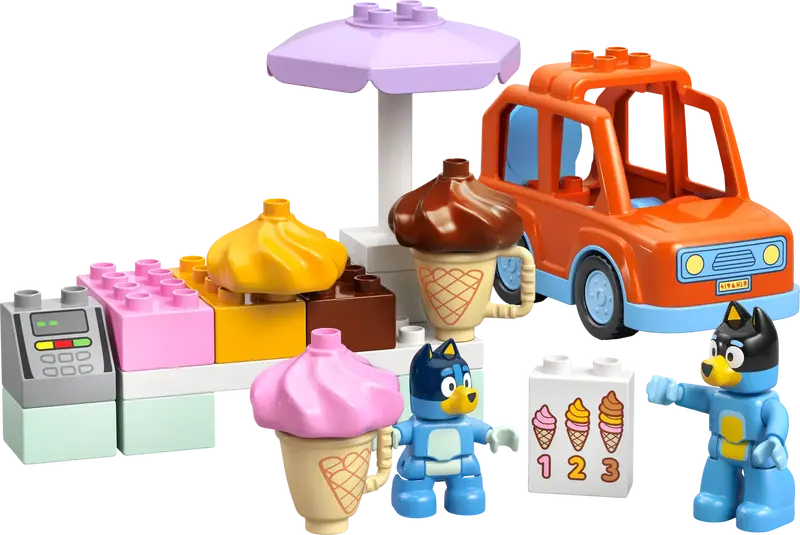 Bluey Ice Cream Adventure Set – Lego 10458 1