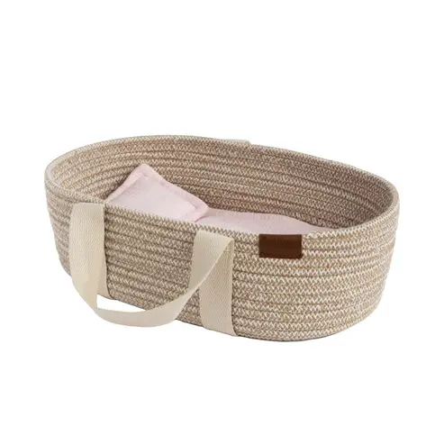 Blush-Toned Doll Moses Basket 1