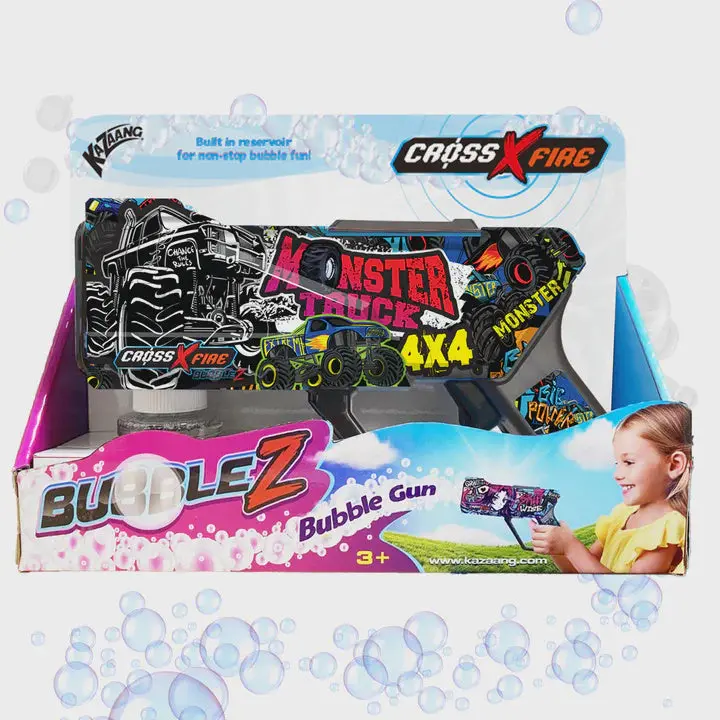 Bubblez Monster Truck Bubble Blaster Gun 1