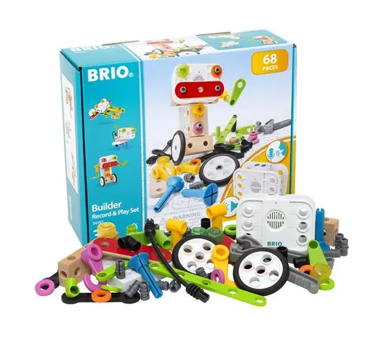 Builder Role-Play Record & Play Set – 67-Piece Construction Toy 34592 1