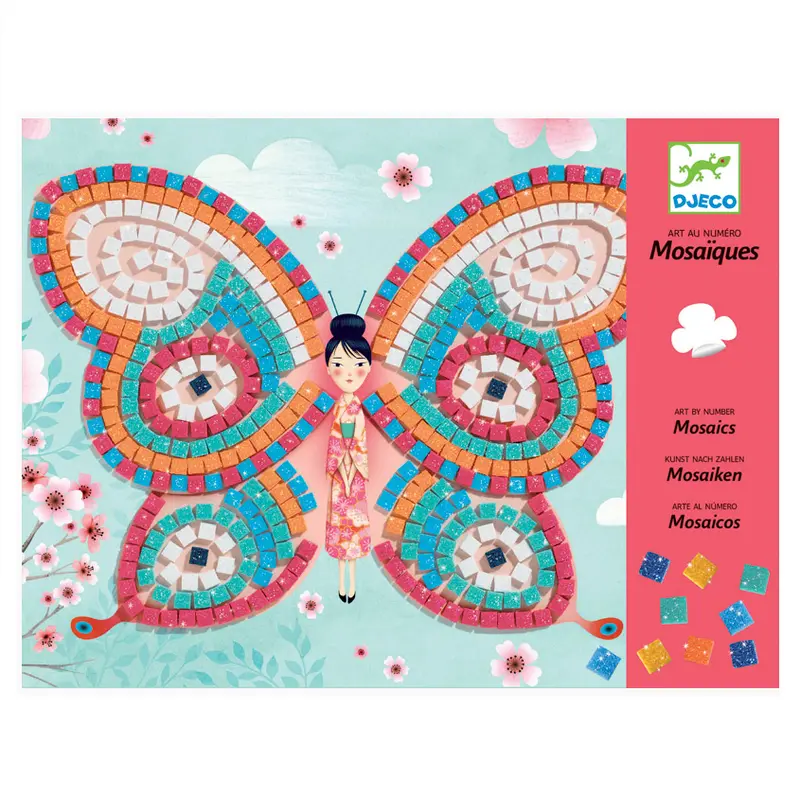 Butterfly-Shaped Mosaic Craft Kit 1