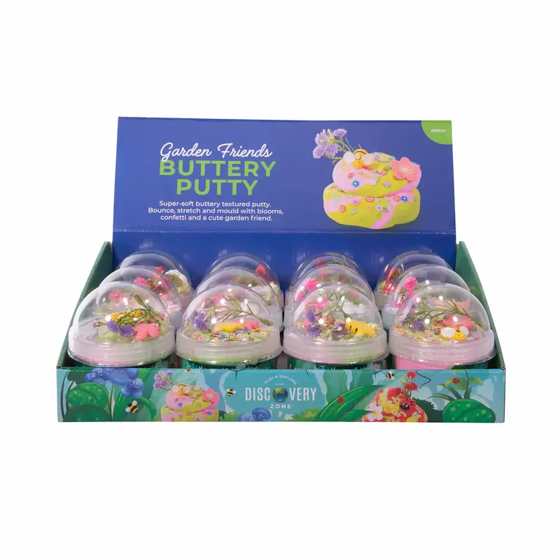 Buttery Garden-Friends Scented Putty – Soft & Stretchy 1