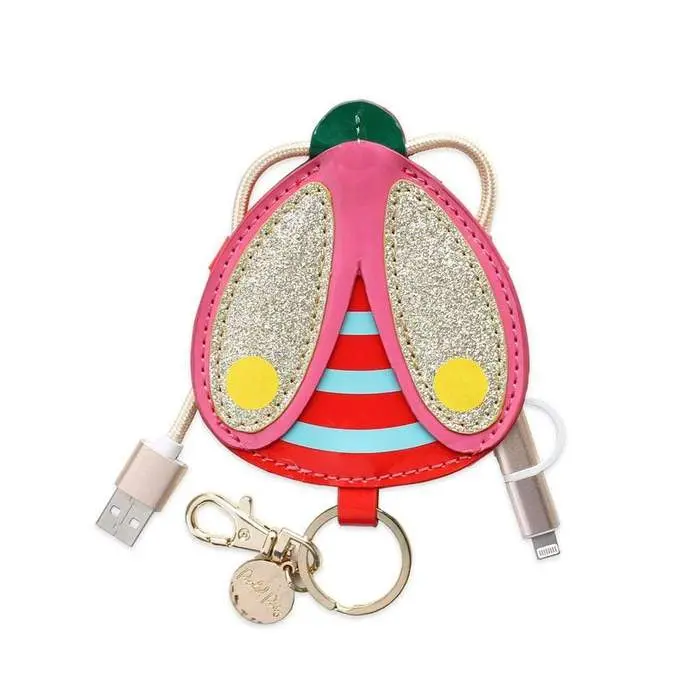 Buzz Buzz Charging Cable Keychain – Dual-Function Tech Accessory 1