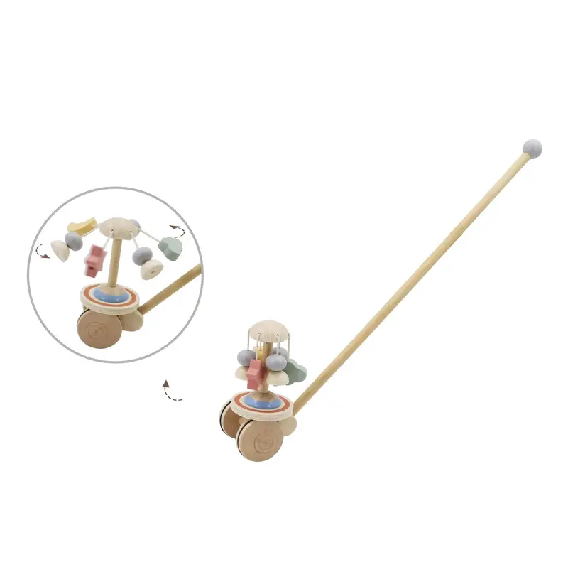 Calm & Breezy Spinning Flower Push Toy For Toddlers 1