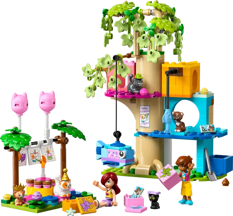 Cat Birthday Celebration & Treehouse Set – Lego 42666 1