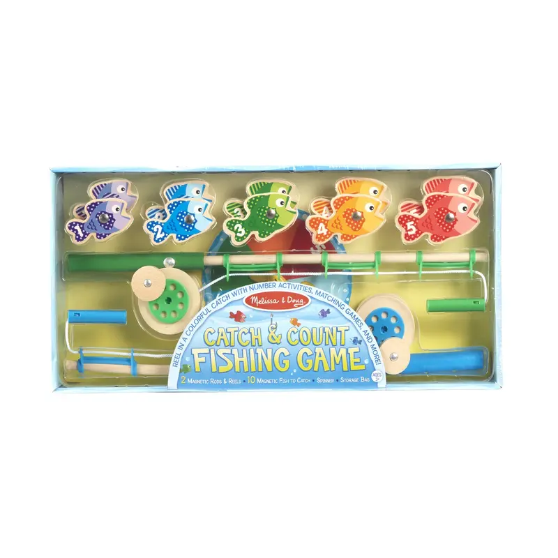 Catch & Count Magnetic Fishing Game – Number Recognition Learning Toy 1