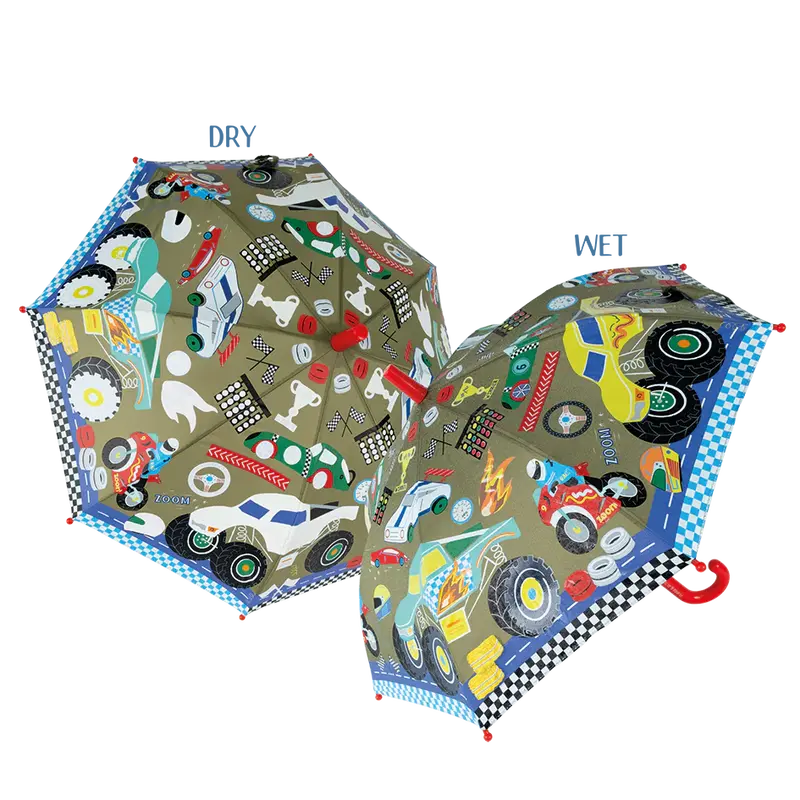 Chameleon Umbrella Featuring Racing Car Design 1