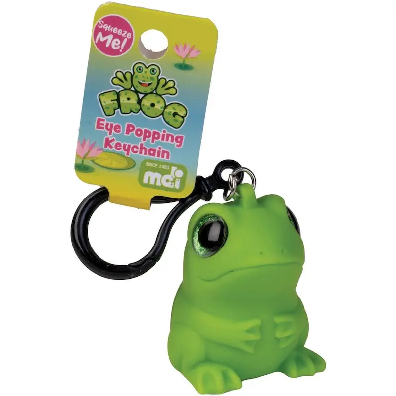 Charming Frog Keychain With Vivid, Pop-Out Eyes 1