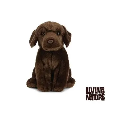 Chocolate Labrador Plush – 20Cm 1