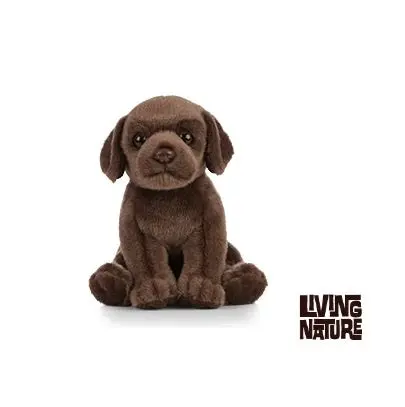 Chocolate Labrador Puppy Plush – 16Cm 1