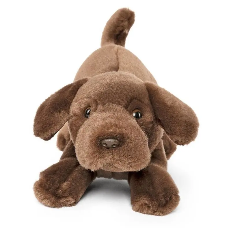 Chocolate Labrador Puppy Plush Toy 1
