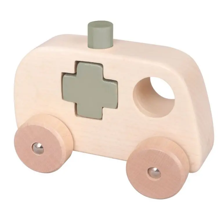 Chunky Ambulance Shape Truck For Toddlers 1