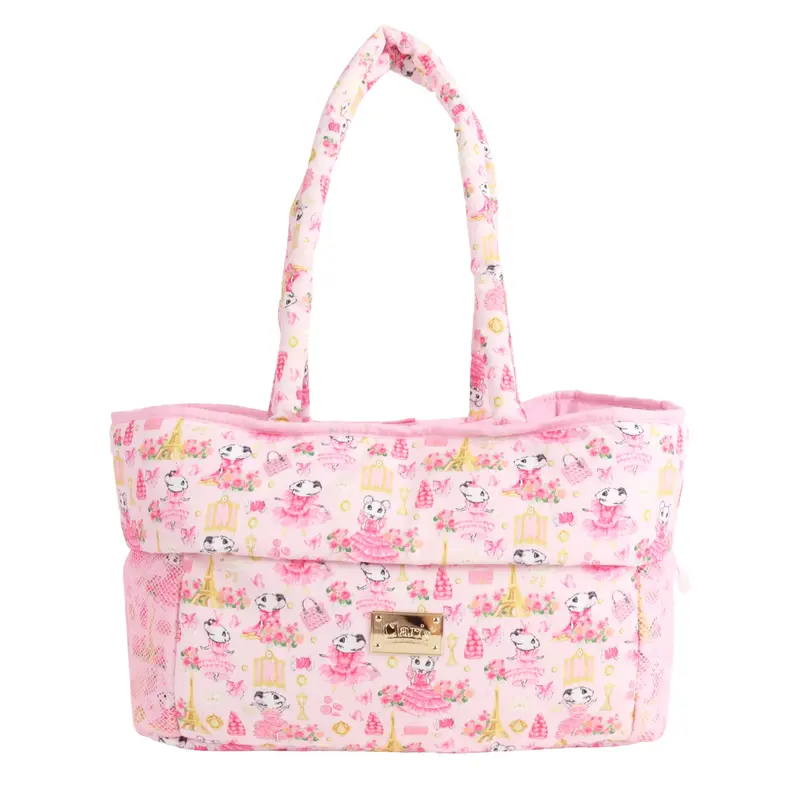 Claris The Chic Mouse Paris-Themed Carryall Bag 1