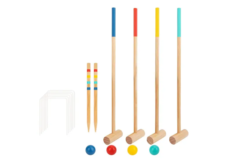 Classic Croquet Set For Lawn Play 1