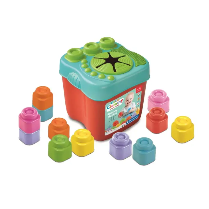 Clemmy Soft Sensory Play Bucket With Tactile Elements 1