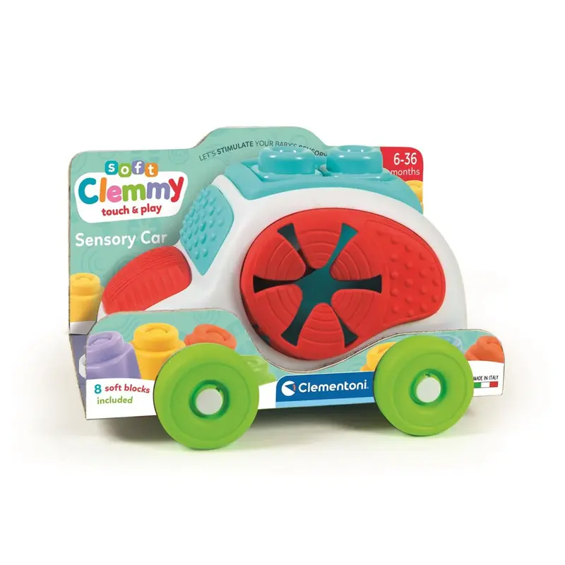 Clemmy Soft Sensory Ride-On Car Toy 1