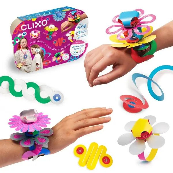 Clixo Magnetic Jewelry Building Set For Kids 1