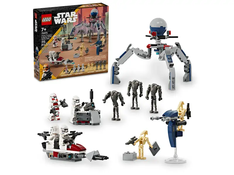 Clone Trooper Vs. Battle Droid Battle Pack – Lego Star Wars 75372 1