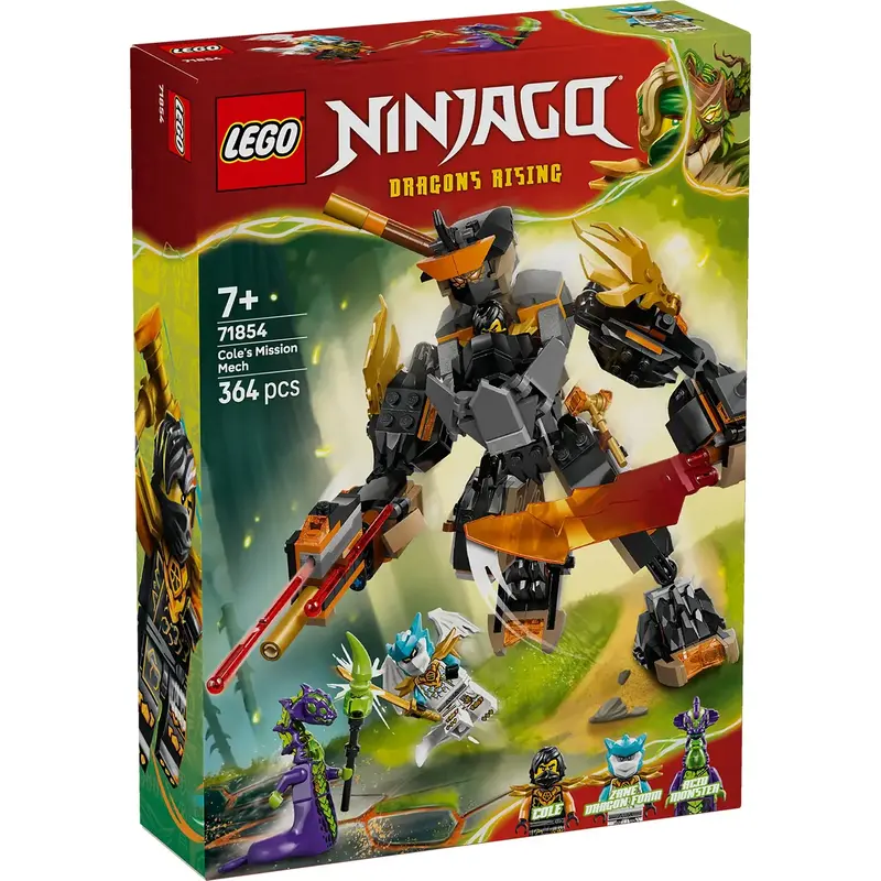 Cole’S Ninja Mission: Mech & Dragon Zane Lego Set 1
