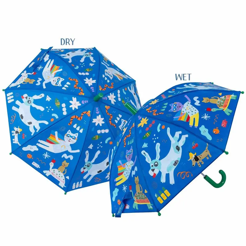 Color-Shifting Cat-Print Umbrella 1