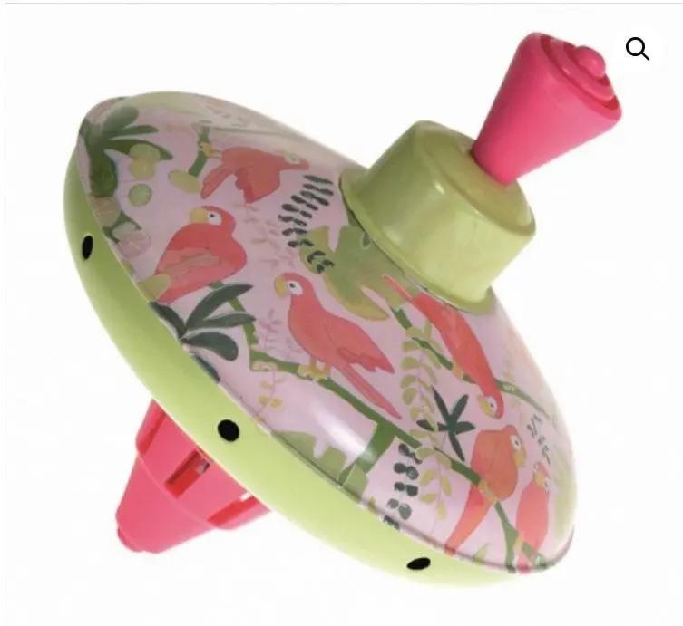 Colorful Parrot-Shaped Spinning Top Toy 1