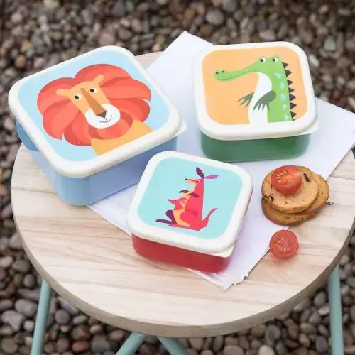 Colourful Creatures Snack Box Collection – 3-Piece Set 1