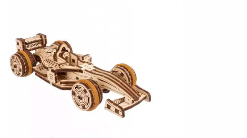 Compact Racer Wooden Assembly Kit For Beginners 1