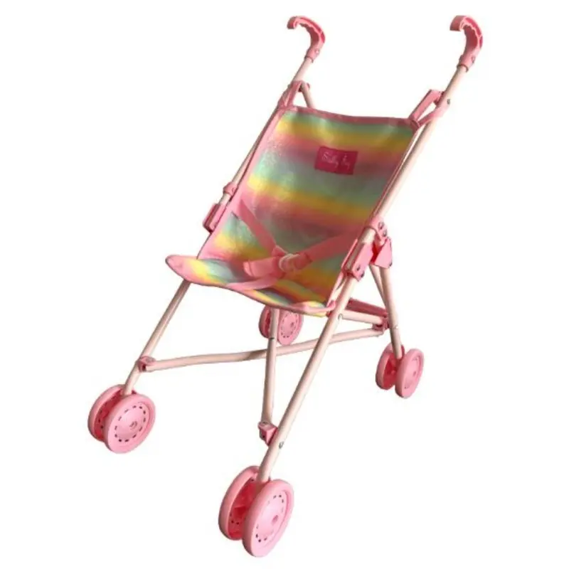 Compact Rainbow-Finished Umbrella Stroller 1