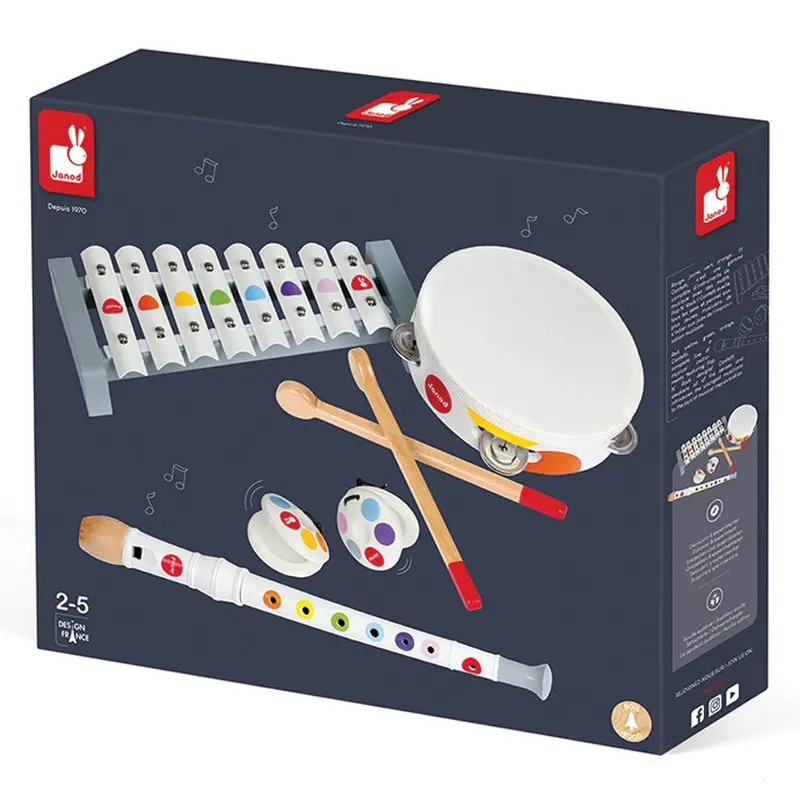 Confetti-Themed Musical Instrument Set – 4-Piece Ensemble 1