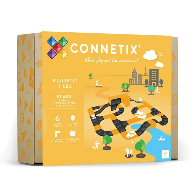 Connetix Ramps & Intersections Expansion (16 Pieces) 1
