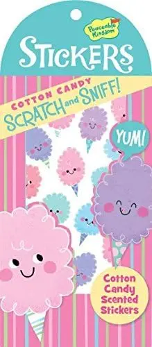 Cotton Candy Aroma Scratch & Sniff Stickers 1