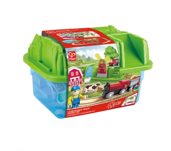 Countryside-Themed Train Playset With 41 Pieces 1