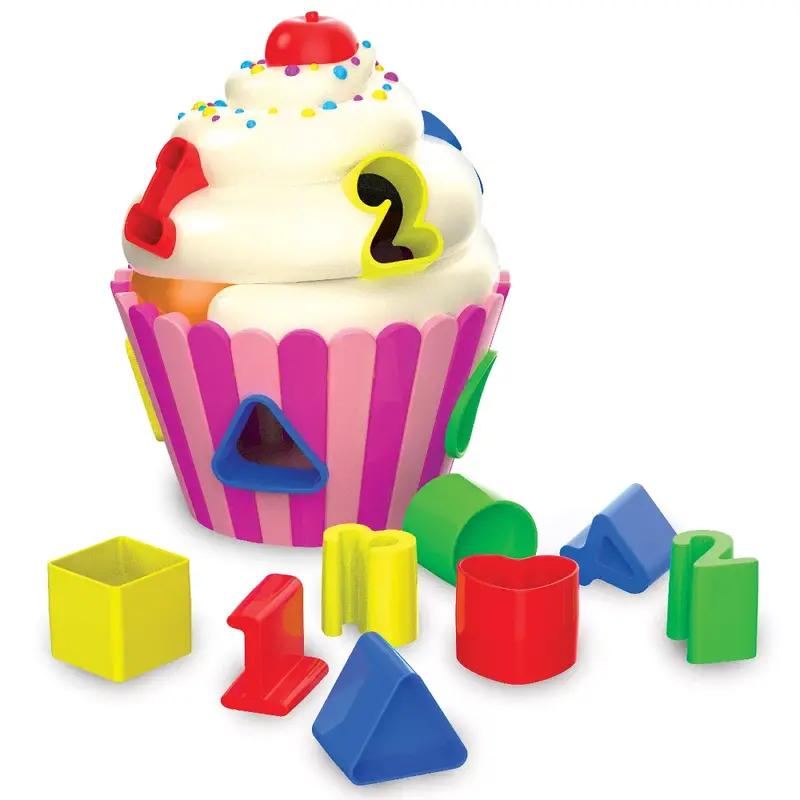 Cupcake-Shaped Sorting Toy For Preschoolers 1