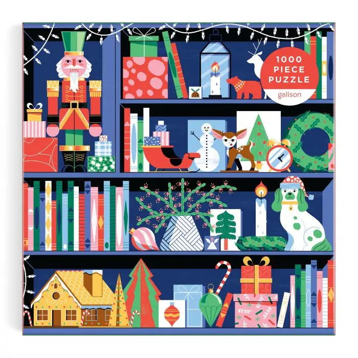 ‘Deck The Shelves’ Holiday Jigsaw Puzzle – 1000 Pieces 1