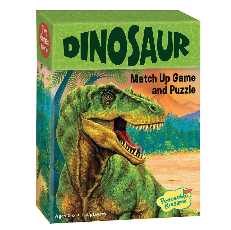 Dinosaur Matching Game & Puzzle Set For Early Learners 1