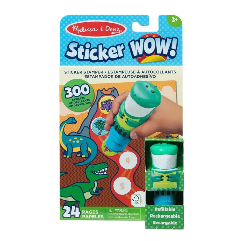 Dinosaur-Themed Sticker Pack – Sticker Wow Series 1