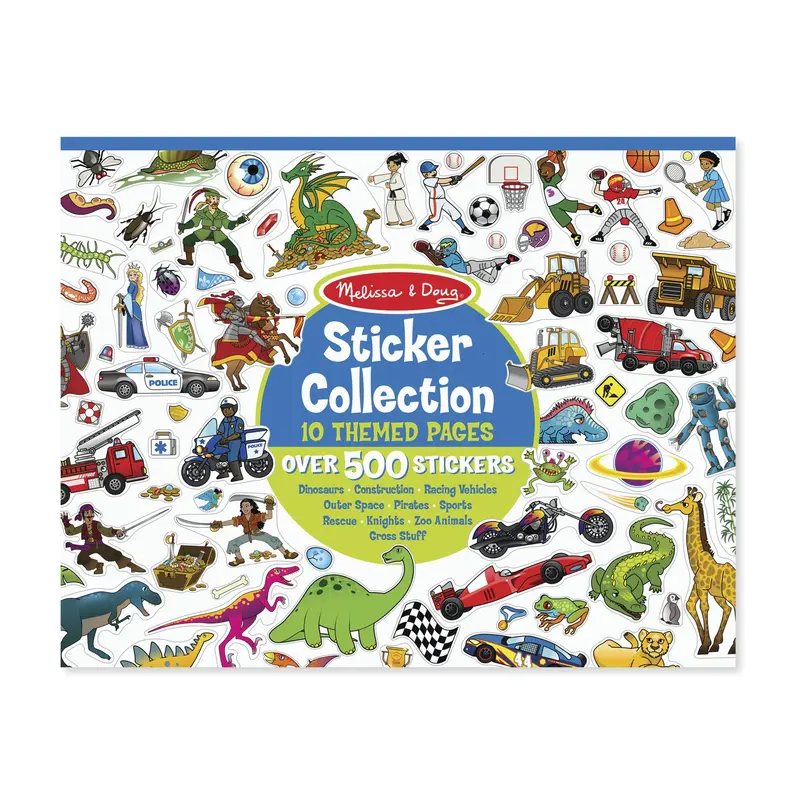 Dinosaur, Vehicle & Space Sticker Collection Bundle 1
