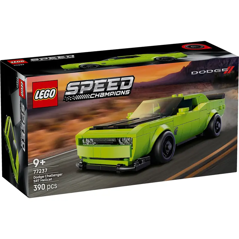 Dodge Challenger Srt Hellcat Muscle Car Model – Lego 77237 1