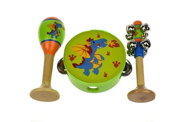 Dragon-Themed 3-Piece Musical Instrument Set For Kids 1